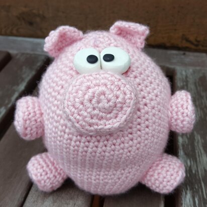 No Left Overs Amigurumi Flying Pig