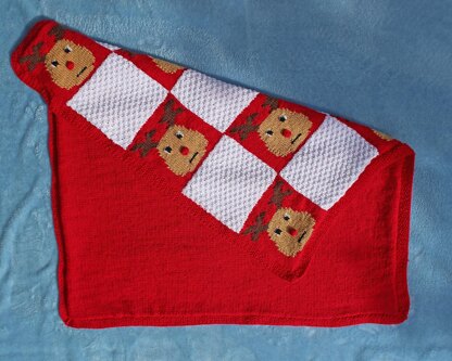 P129 Rudolph the Reindeer Christmas Blanket