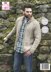 Mens Sweater & Jacket in King Cole Majestic DK - 4925 - Downloadable PDF