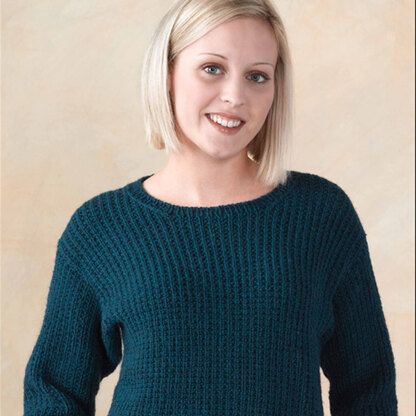 249 The Space Heater Sweater - Jumper Knitting Pattern for Women in Valley Yarns Northampton