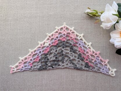 Crochet Bandana/Shawl Pattern/Chart #69