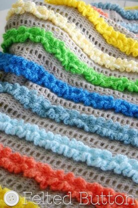 Ruffled Ribbons Blanket & Mat