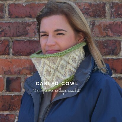 Cabled Cowl