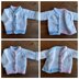 2-4-1 Reversible Baby Cardigan and Beanie Set