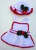 Missy Claus Apron & Hat 12-122B