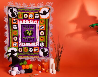 Sirdar Halloween Crochet Along Blanket