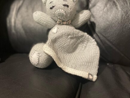 Teddy and hat in pink, grey or blue #4