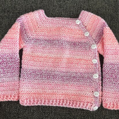 Asymmetric Kids Cardigan