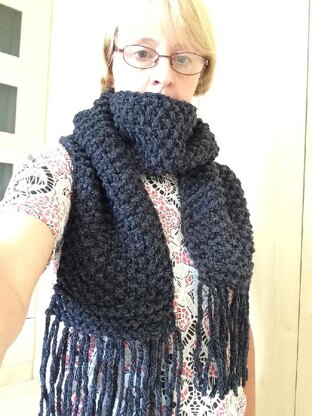 Easy Peasy chunky scarf