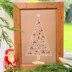 Historical Sampler Company Scandi Christmas Tree Cross Stitch Kit - 28cm x 16cm