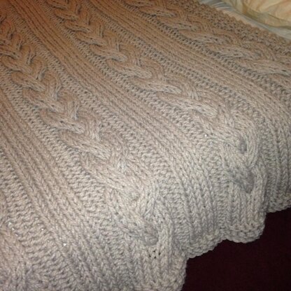 Cable Knit Blanket