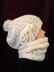 610 SLOUCHIE HAT AND COWL set, 5 yrs. to adult