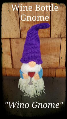 Wino Gnome bottle cozy