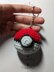 Pokeball Amigurumi Keychain