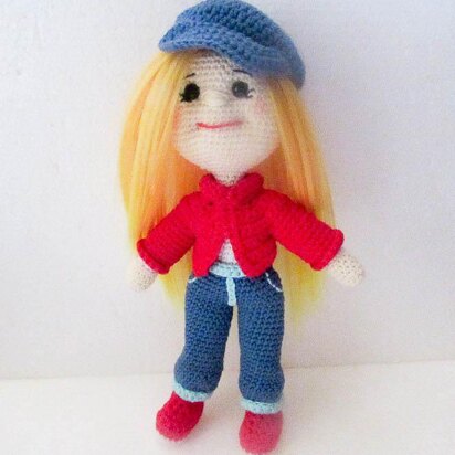 Amigurumi Doll in Jeans