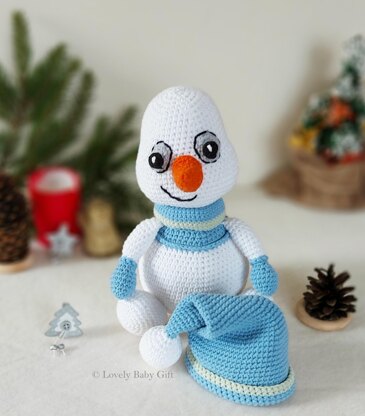 Amigurumi Snowman Crochet Pattern