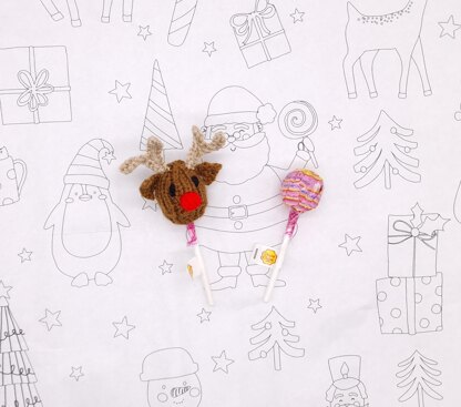 Christmas Lollipop Topper Hats