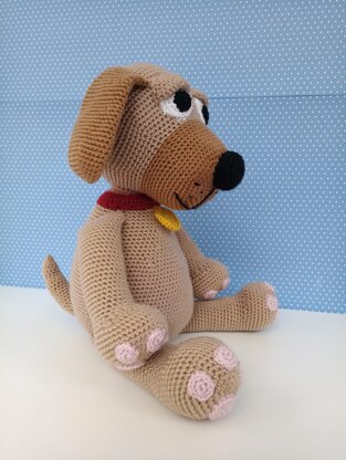 Crochet Amigurumi Toy Dog Pattern - Buddy the Dog