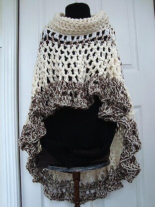 721 Chunky style Crochet Circular Shawl