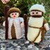 Nativity Shepherd Dolls Knitting Pattern - Toy Knitting Pattern