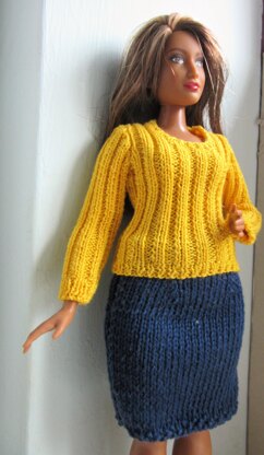 1:6th scale Ladies rib jumpers