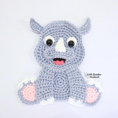 Rhinoceros Applique