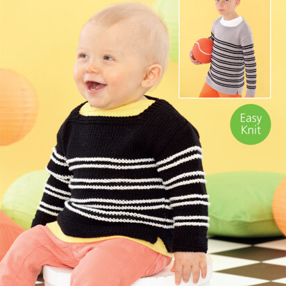 Sweater in Sirdar Snuggly Baby Bamboo DK - 4628 - Downloadable PDF