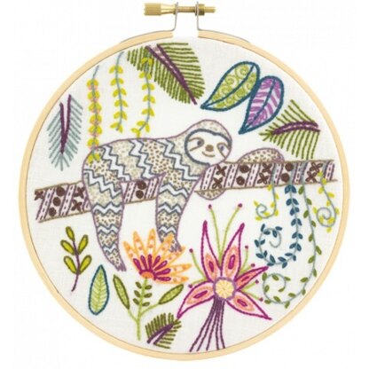 Un Chat Dans L'Aiguille Dede, Too Tired To Work Embroidery Kit