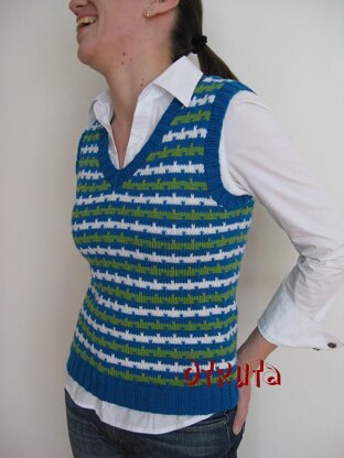 Colorful Stripes Vest