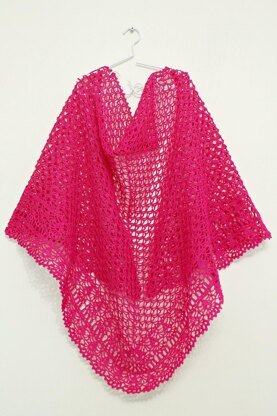 Juicy Fuchsia Shawl