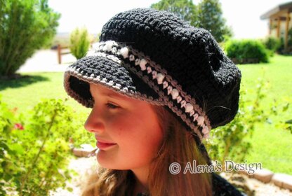 Banded Newsboy Hat