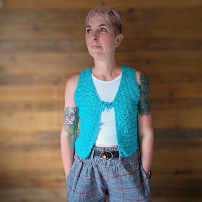 Falling Blossoms 2-in-1 Cardi and Vest