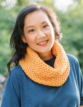 Sweet Honey Cowl in SweetGeorgia Mohair Silk - VOL6.6 - Downloadable PDF