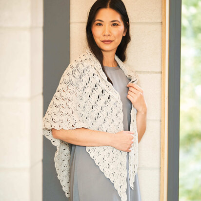 Tranquil Shawl in Rowan Cotton Revive PDF