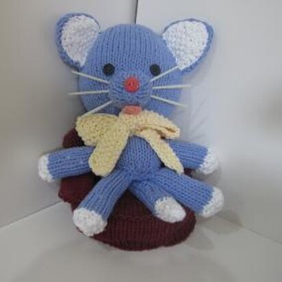 Knitkinz Blue Cat - knitting pattern