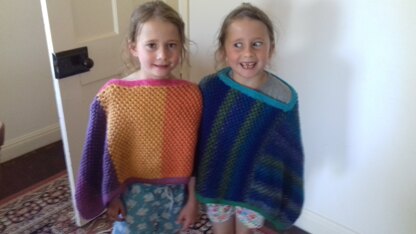 Ponchos for twins