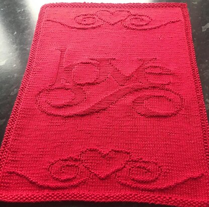 Love gæstehåndklæde - guest towel