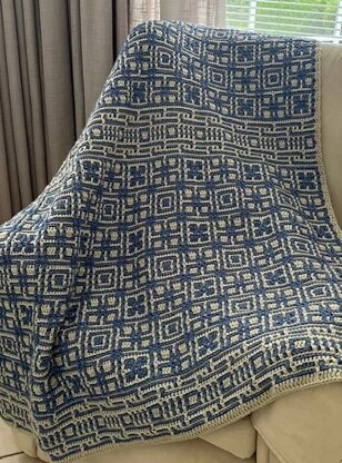 Parthenon Blanket Mosaic Crochet
