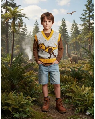 T-Rex Dinosaur Sweater