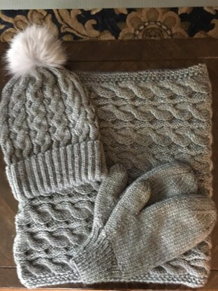 Reversible Cable Infinity Cowl