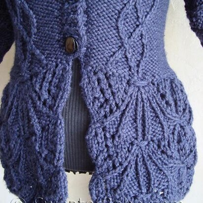 #106 Shawl-Collared Nipped-Waist Cardigan