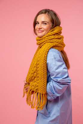 Paintbox Yarns Totally Toasty Scarf PDF (Free)