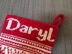 Personalised Fairisle Nordic Winter Forest Scene Christmas Stocking