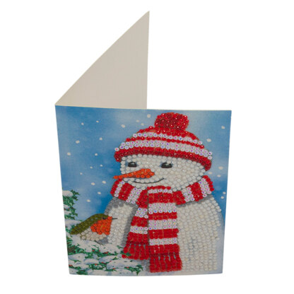 Making a Christmas Crystal Art Card Kit, Diamond Painting Cards