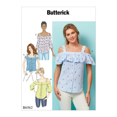 Butterick Misses' Top B6562 - Sewing Pattern