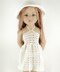 GOTZ 18/19" Doll Margaret Dress & Bow Hat