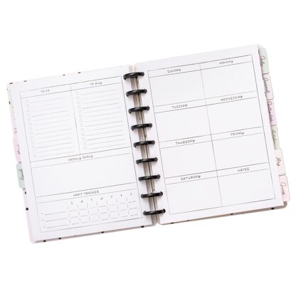 American Crafts Maggie Holmes - Day to Day Dashboard Pink Vines