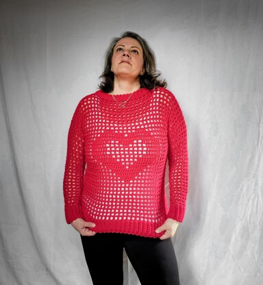 Valerie Heart Sweater