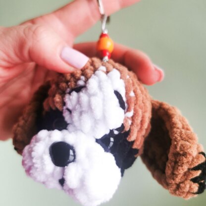 Charlie, the Saint Bernard Keychain