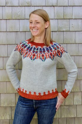 Castle Rose Window Pullover